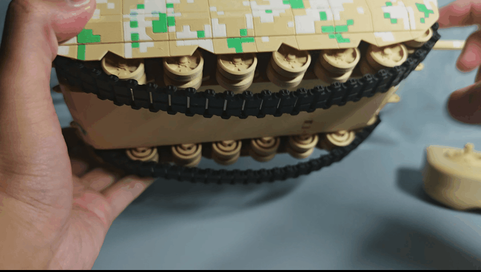 CyberBrick Type 100 Tank RC Model - 3D Baskılı Oyuncak