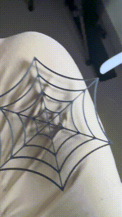 Kişiselleştirilebilir Örümcek Ağı Dekorasyonu - 3D Baskılı Duvar Süsü