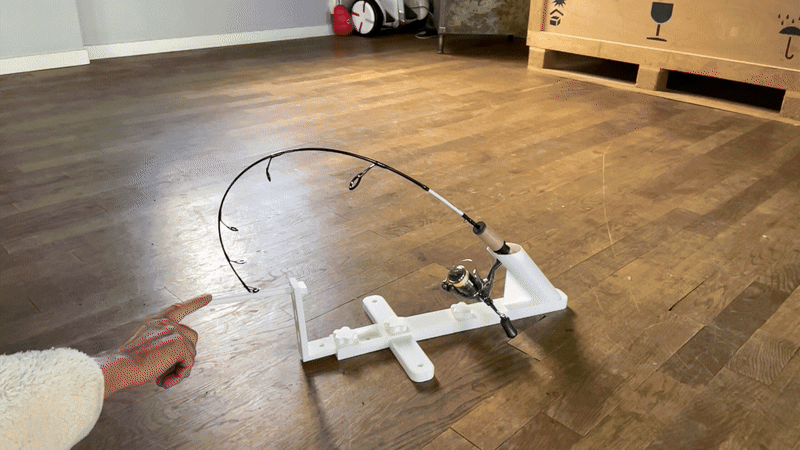 Otomatik Balık Oltası Kurma Aparatı - 3D Baskılı Av Malzemesi