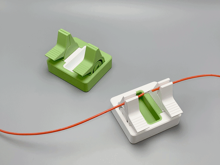 Tek Parmakla Açılan Push Tip Lehim Penseti - 3D Baskı DIY Aksesuar