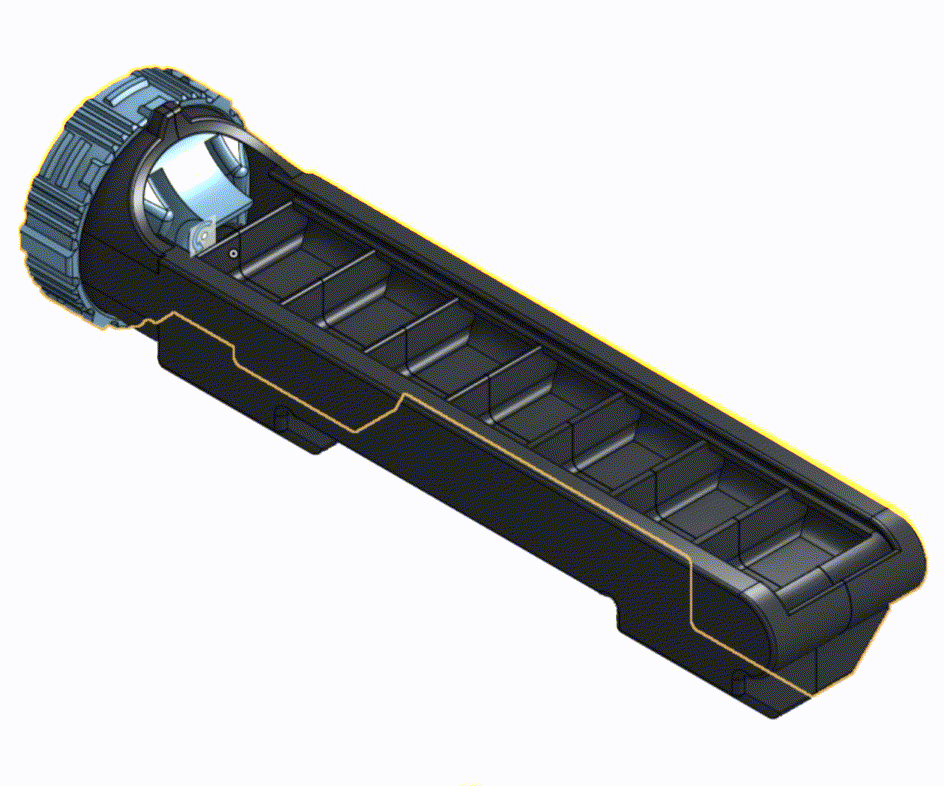 Kapsül Kilitli İlaç Kutusu - 3D Baskı Güvenli Hap Organizatörü