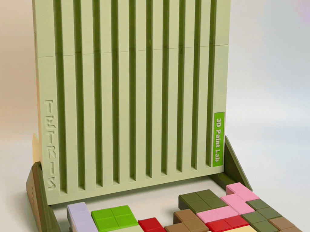 Analog Tetris 3D Baskı Eğitici Oyun Seti - Motor Gelişim Puzzle