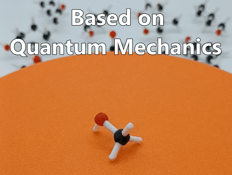 3D Baskı Metanol Molekül Modeli - Eğitici Kimya Seti