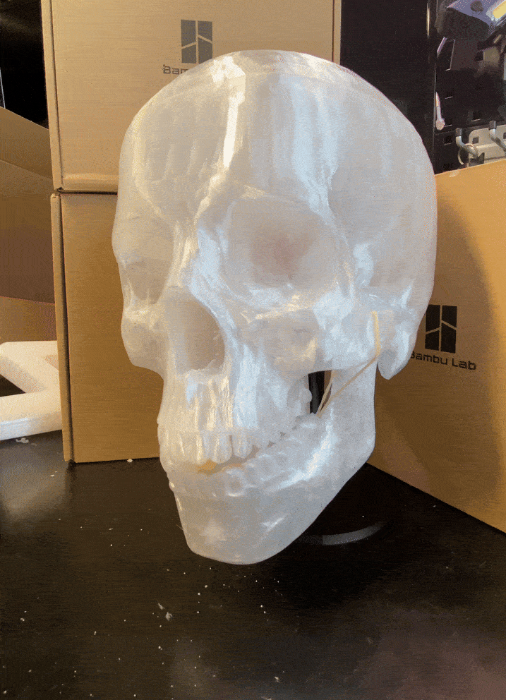 Çok Amaçlı Kafatası Feneri - Şeker Dispanseri - Kulaklık Standı