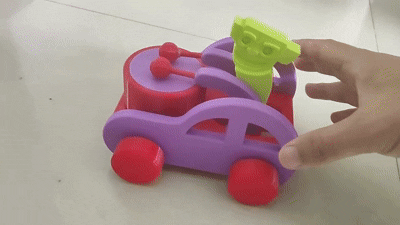 Jiejie Beast Şans Davulu Araba - 3D Baskı Çocuk Oyuncağı