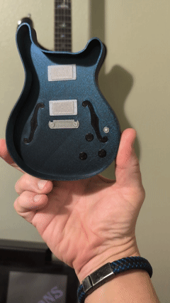 PRS HollowBody SE Gitar Penası Tepsisi - 3D Baskı Müzik Aksesuarı