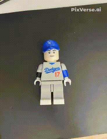 Shohei Ohtani 3D Baskılı Anahtarlık - Dodgers Oyuncu Figürü