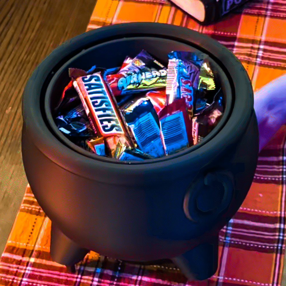 Isıran Cadı Kazanı - Etkileşimli 3D Baskı Şeker Kasesi