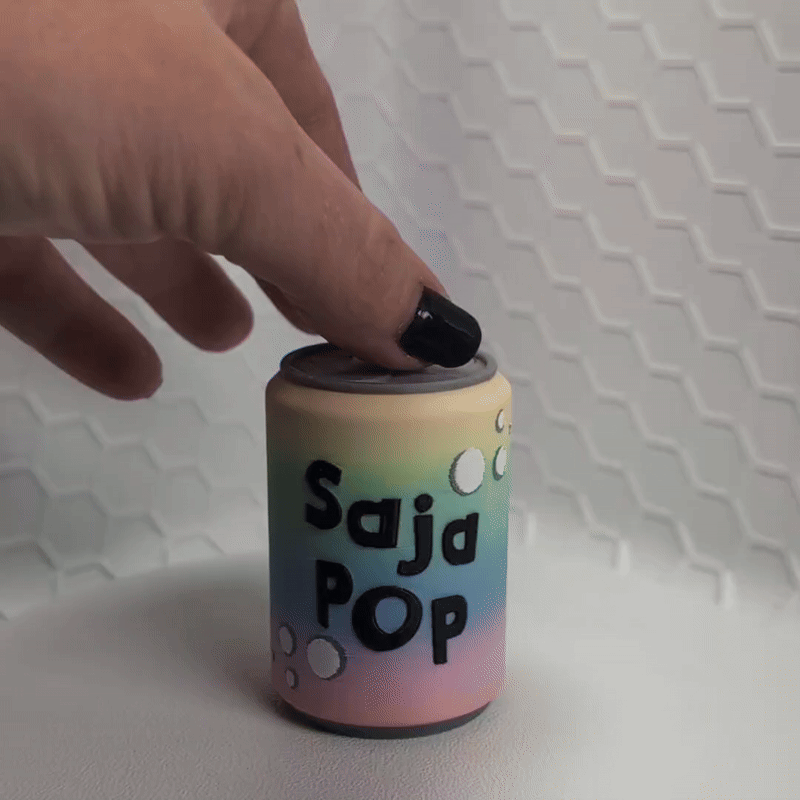 Kpop DH İlhamlı Soda Kolye Fidget Oyuncak - 3D Baskı Anahtarlık