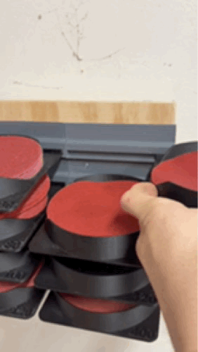 Evrensel Zımpara Kağıdı Organizasyon Sistemi - 3D Baskılı Pratik Depolama