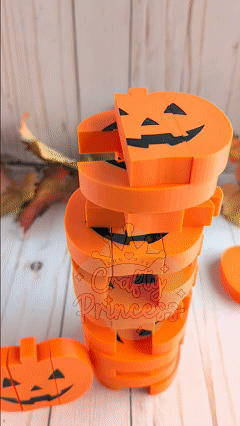 Cadılar Bayramı Stack a Jack Kule Oyunu - 3D Baskılı Eğlence