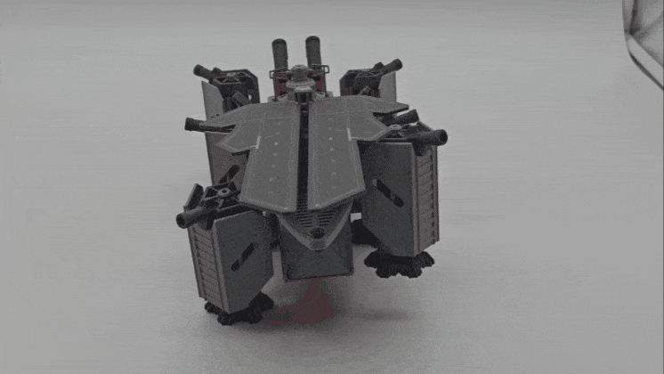 Motorlu Kara Savaş Gemisi 3D Baskı Maket - Hareketli Oyuncak