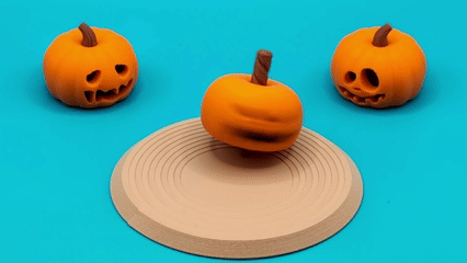 Şık Balkabağı Kasesi - 3D Baskı Dekorasyon - PLA Malzeme