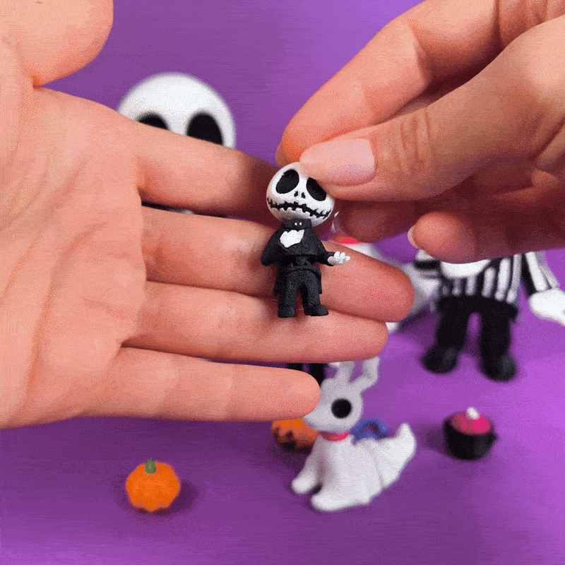 Jack Skellington Flexi Hareketli Figür - Anahtarlık & Oyuncak 3D Baskı