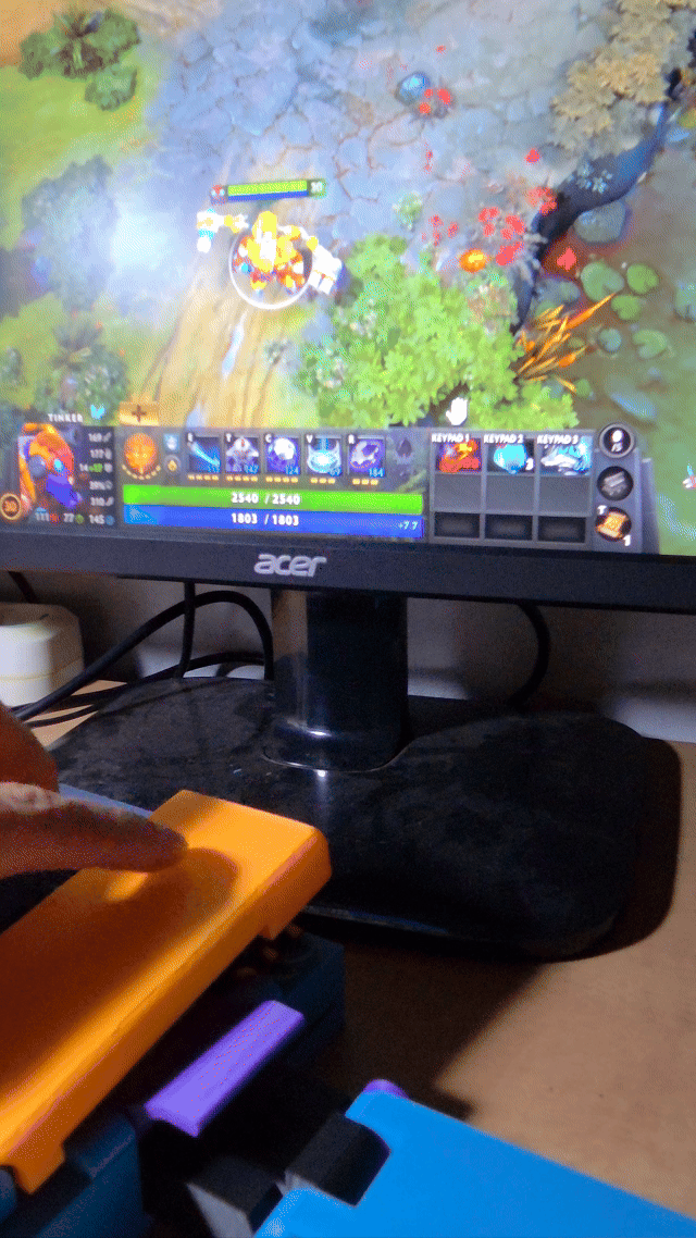 3D Baskı Oyun Pedalları - Çoklu Tuşlu Gaming Aksesuarı