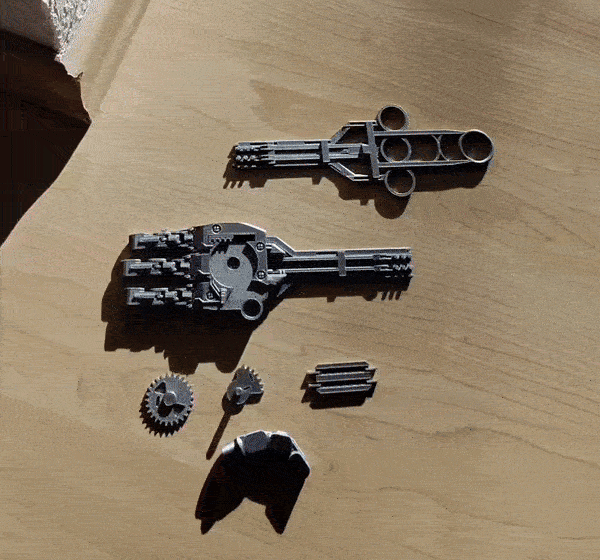 Modüler Robot El - V5.0 3D Baskı Mekanik El Seti