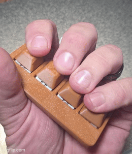 Gitar Parmak Geliştirici Tıklama Oyuncak - 3D Baskı Fidget Eğitmen